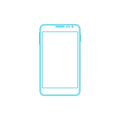 Digital Samsung Galaxy Note Outline Svg Vector, Free Vectors File